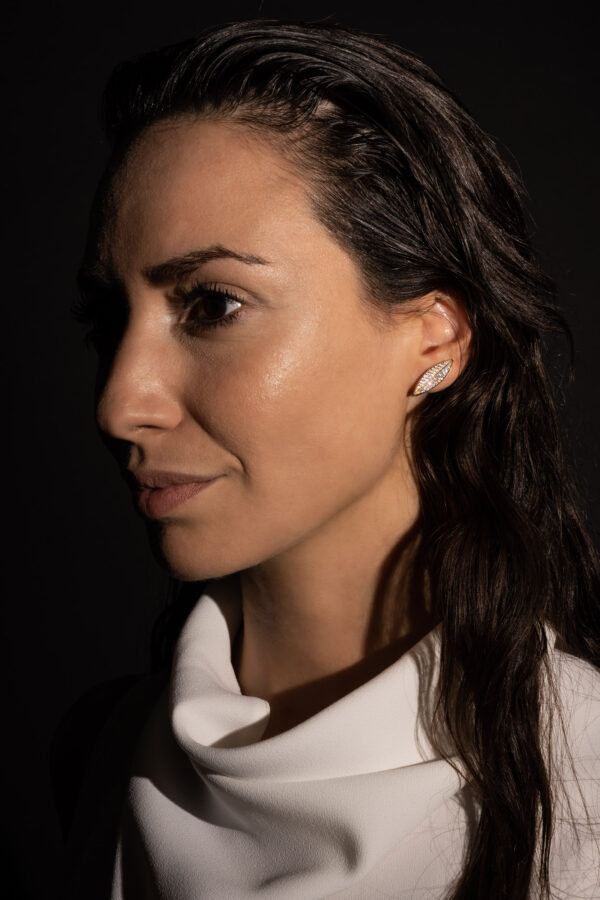 ORECCHINI DAFNE ORO ROSA STILLA - immagine 2