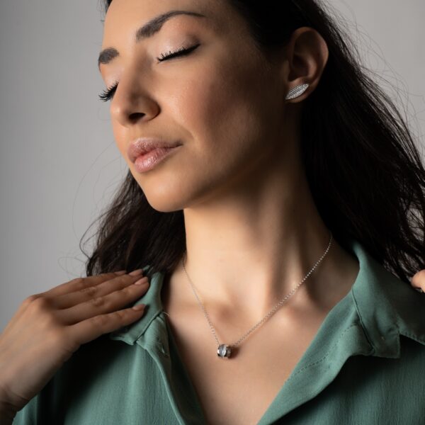 ORECCHINI DAFNE ARGENTO STILLA - immagine 2