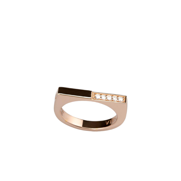 ANELLO LIBRA 5 ORO ROSA STILLA
